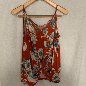 Entro Floral tank top size M